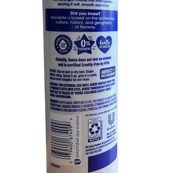 Suave Kids Disney Frozen Hair Detangler Spray Frosted Berry Tear Free 10oz - Picture 5 of 6